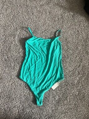 Aerie Teal One-Piece Bodysuit